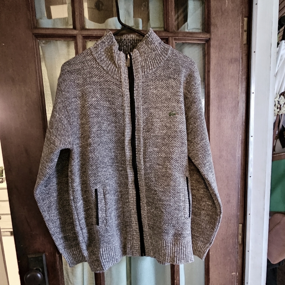 Knit zip jacket